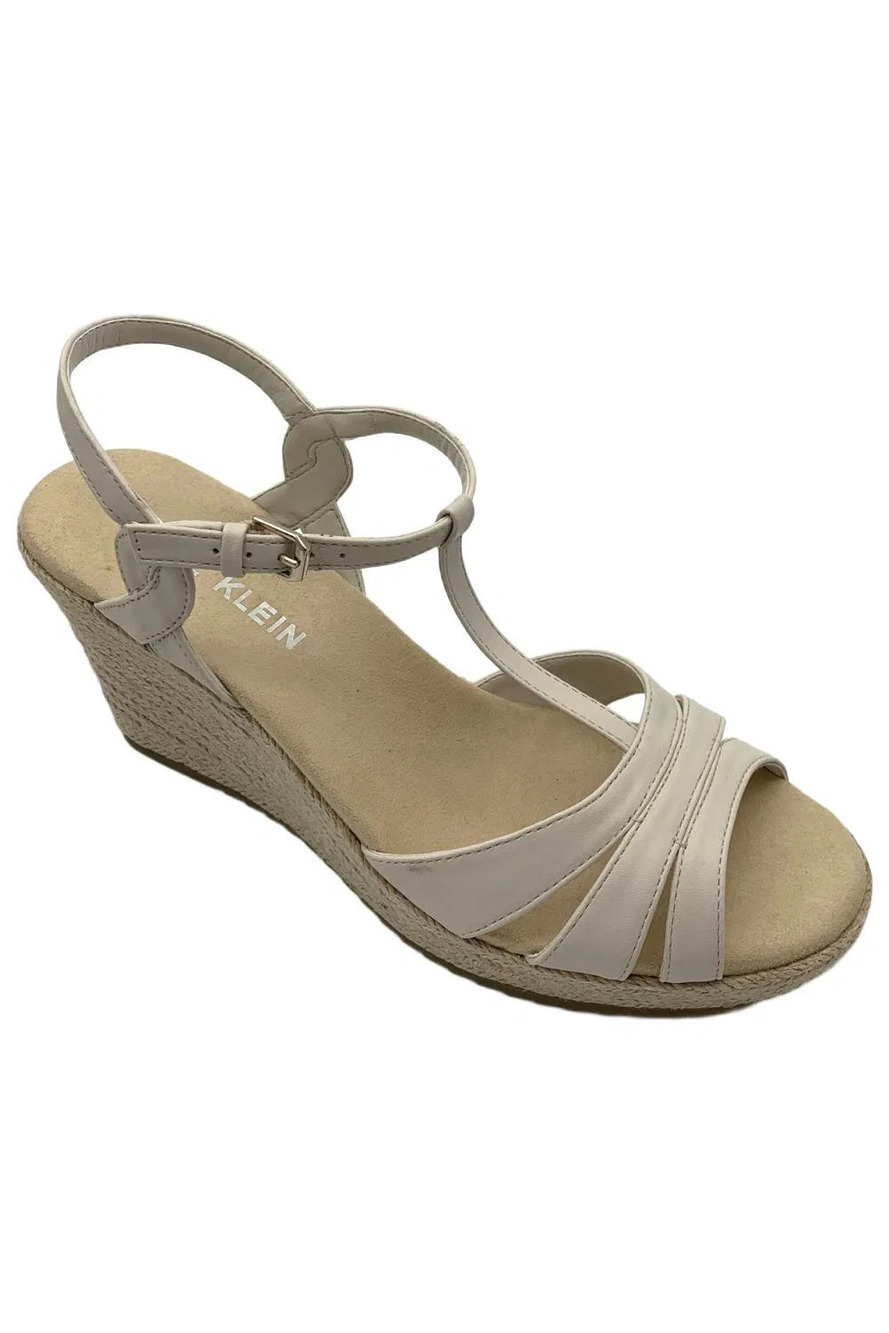 Anne Klein Women's Whitney Platform Wedges Bone - Medium
